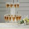 21" Clear 3-Tier Round Acrylic Champagne Glass Flute Holder DISPLAY STAND Party